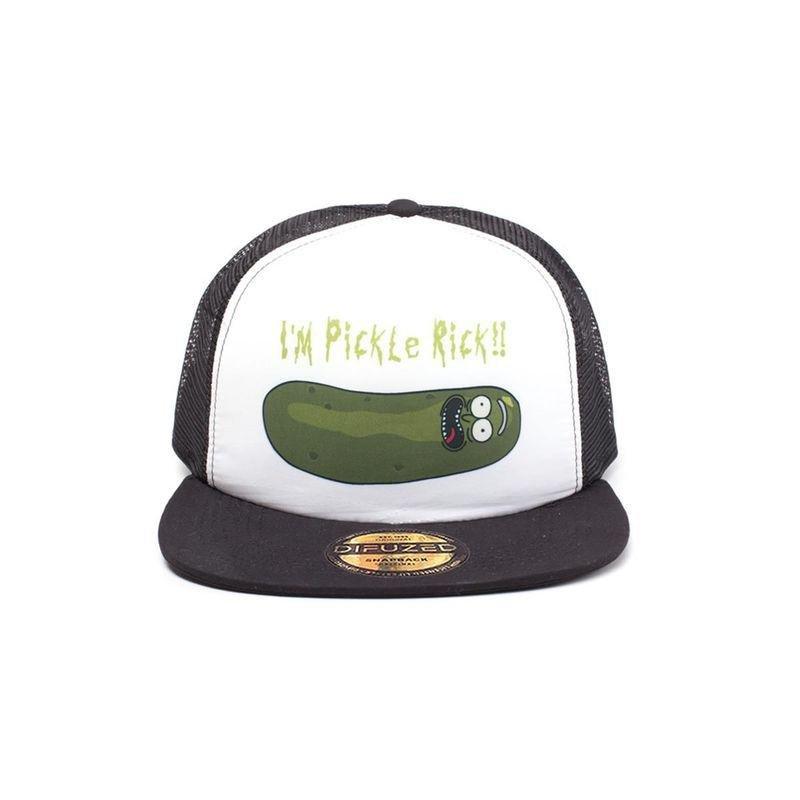 Rick & Morty Pickle Rick Trucker Cap Black, , large image number 0