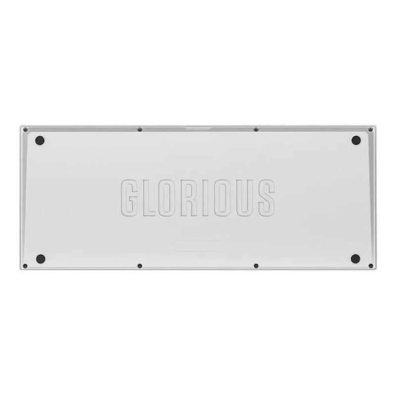 Glorious GMMK Pro gasket-mounted 75% Barebone Gaming Keyboard White Ice, , large image number 3