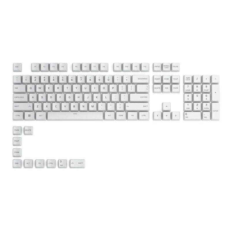 Glorious PBT White Key Caps, , large image number 0