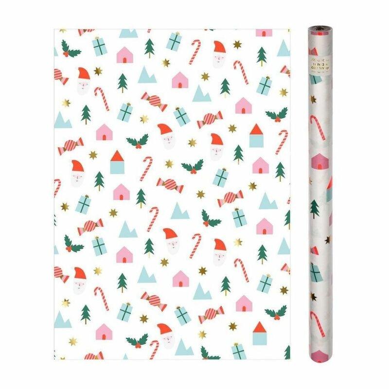 Meri Meri Festive Icons Christimas Gift Wrap Roll, , large image number 0