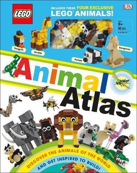 DORLING KINDERSLEY UK - LEGO Animal Atlas with four exclusive animal models | Dk Lego