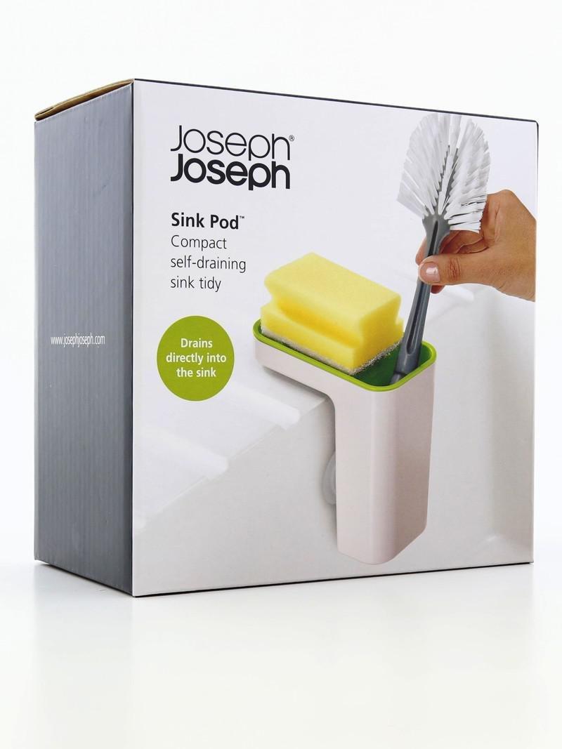 Joseph Joseph Sink Pod Compact In-Sink Tidy - Green, , large image number 1