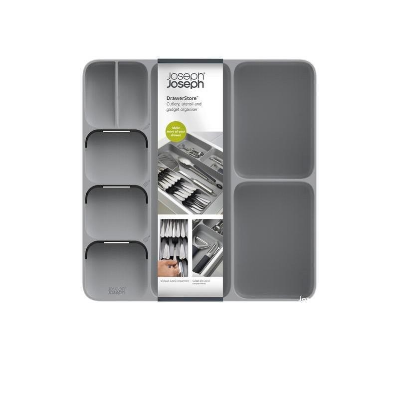 Joseph Joseph DrawerStore Cutlery/Utensil/Gadget Organiser Grey, , large image number 0
