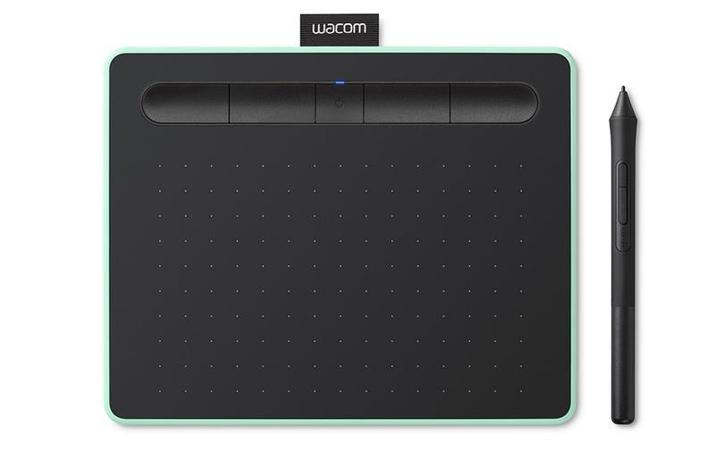 Wacom Intuos S Pistachio Bluetooth Creative Pen Tablet - CTL-4100WLE-N, , large image number 0