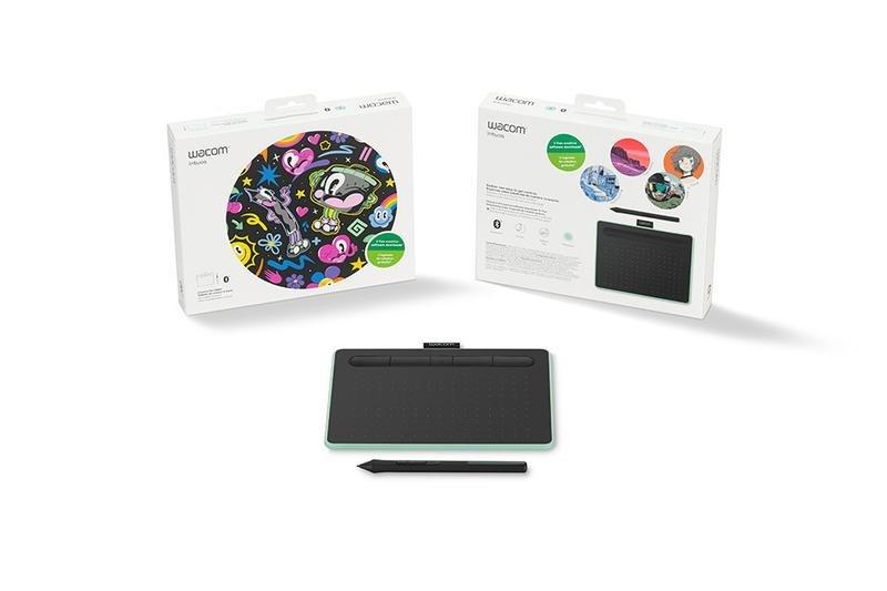 Wacom Intuos S Pistachio Bluetooth Creative Pen Tablet - CTL-4100WLE-N, , large image number 5