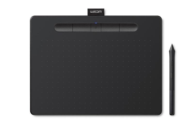 Wacom Intuos S Black Bluetooth Creative Pen Tablet - CTL-4100WLK-N, , large image number 0