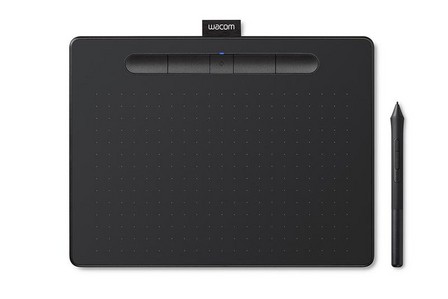 WACOM - Wacom Intuos S Black Bluetooth Creative Pen Tablet - CTL-4100WLK-N