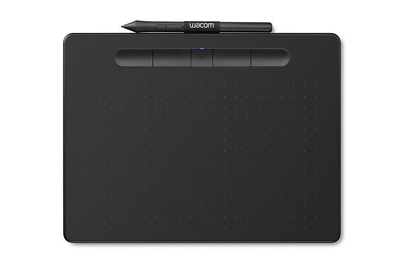 Wacom Intuos S Black Bluetooth Creative Pen Tablet - CTL-4100WLK-N, , large image number 1