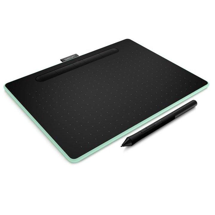 Wacom Intuos M Pistachio Bluetooth Creative Pen Tablet - CTL-6100WLE-N, , large image number 1