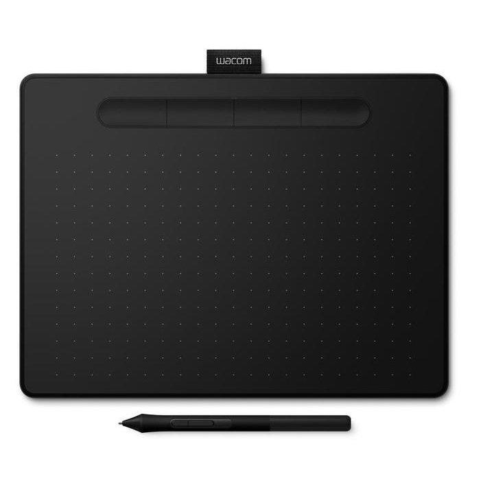 Wacom Intuos M Black Bluetooth Creative Pen Tablet - CTL-6100WLK-N, , large image number 0