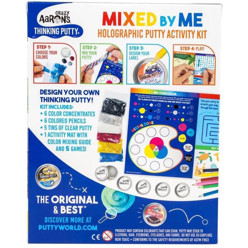 Crazy Aaron's Holographic Mixed By Me Kit Thinking Putty, , large image number 1