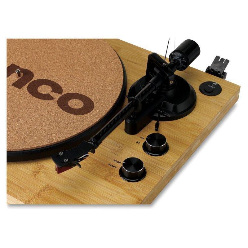 Lenco LBT-335BA with Bluetooth and Ortofon 2M Red Cartridge - Bamboo, , large image number 4