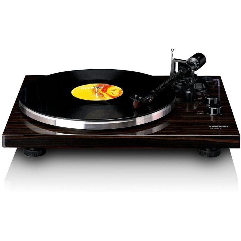 Lenco LBT-345WA with Bluetooth and Ortofon 2M Red Cartridge - Walnut, , large image number 2