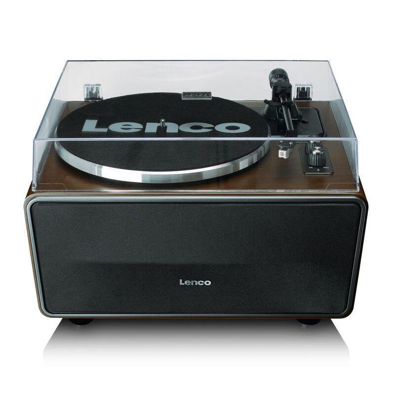 Lenco LS-470WA Turntable with Built-In Speakers and Bluetooth - Walnut, , large image number 1