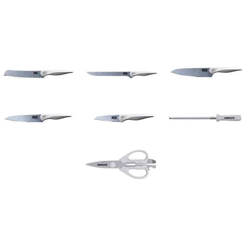 Samura Mojo Knife Block (Set Of 8) - White, , medium