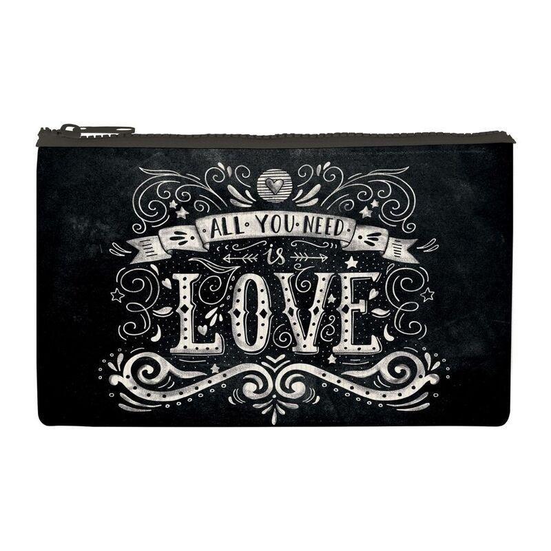 Legami Zipper Pouch Funky Collection Pencil Case Love Blackboard, , large image number 0