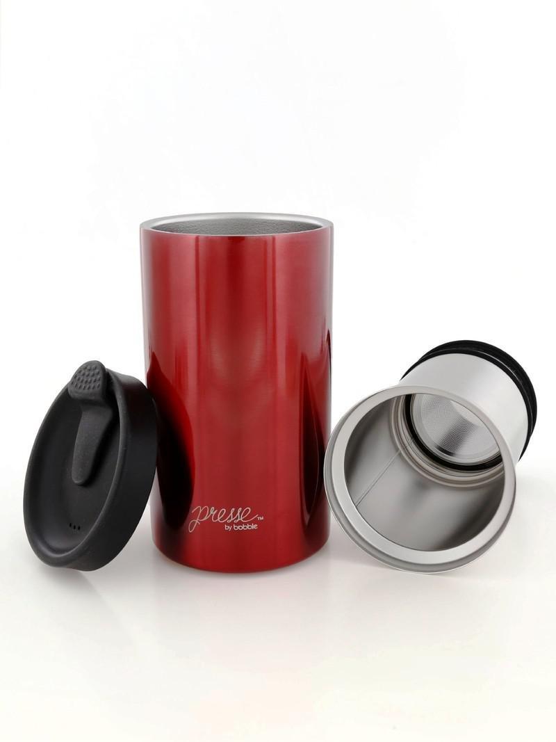 Bobble Presse Coffee Press with Riser Red No Dots 13oz, , large image number 2