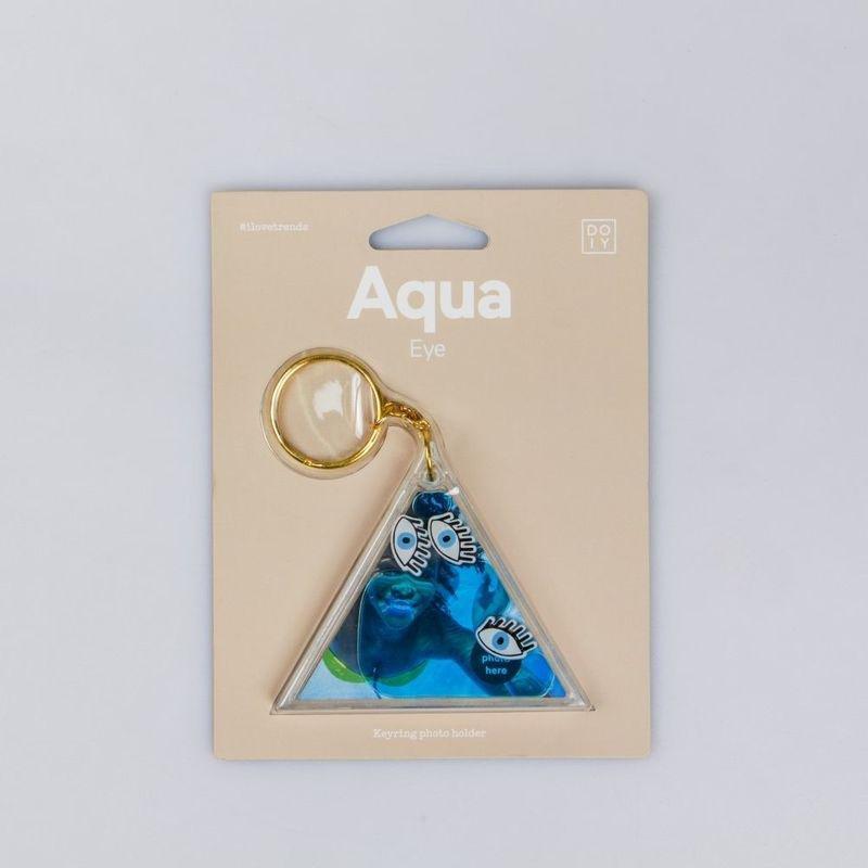 DOIY Aqua Keyring Photo Holder Eye, , large image number 0