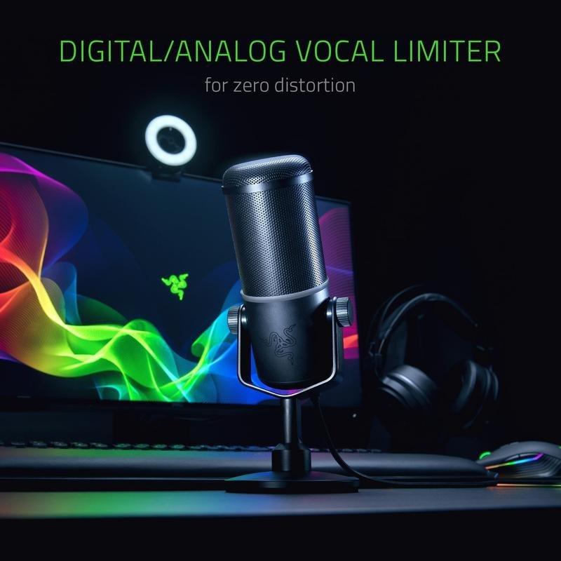 Razer Seiren Elite USB Streaming Microphone - Classic Black, , large image number 1