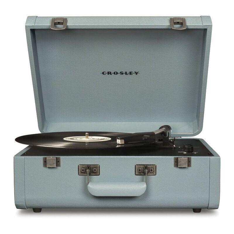 Crosley Portfolio Portable Bluetooth Turntable with Built-in Speakers - Tourmaline, , large image number 0