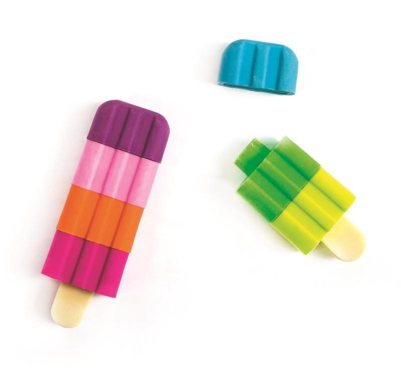 Ooly Icy Pops Scented Puzzle Erasers (Set of 4), , large image number 5