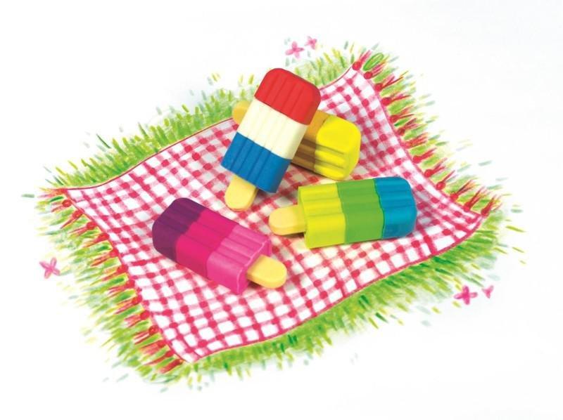 Ooly Icy Pops Scented Puzzle Erasers (Set of 4), , large image number 6