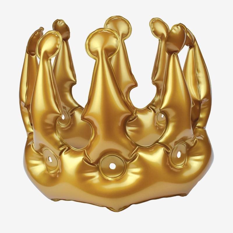 Legami Party Prince Inflatable Crown, , large image number 0
