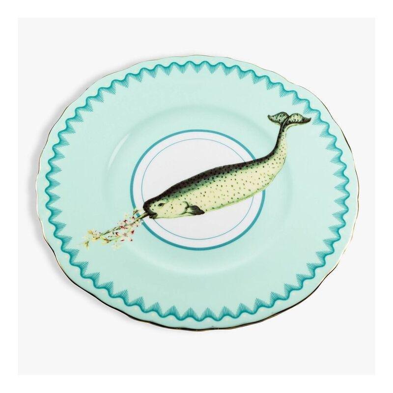 Yvonne Ellen Narwhal Cake Plate 16cm, , large image number 0