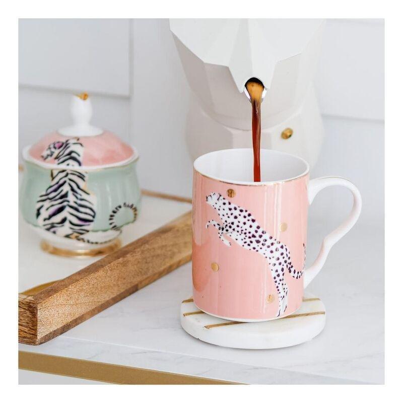 Yvonne Ellen Cheetah And Giraffe Mugs (Set of 2), , large image number 5