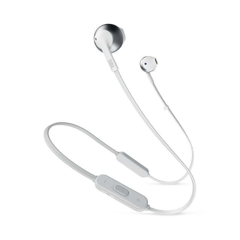 JBL Tune 205 Silver Bluetooth In-Ear Earphones, , large