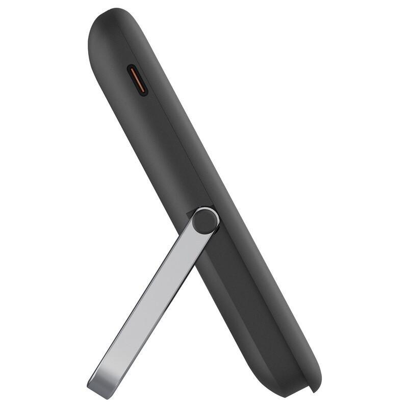 UNIQ Hoveo Magnetic Power Bank With Viewing Stand 5000mAh Charcoal Grey, , large image number 3