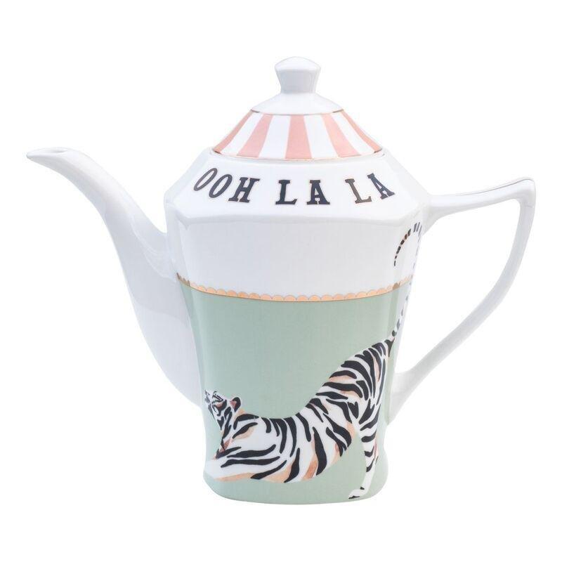Yvonne Ellen Teapot Ooh La La Tiger New Shape, , medium
