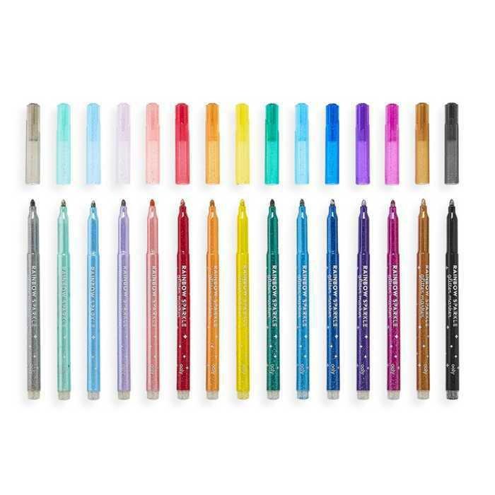 OOLY - Ooly Rainbow Sparkle Glitter Markers (Set of 15)