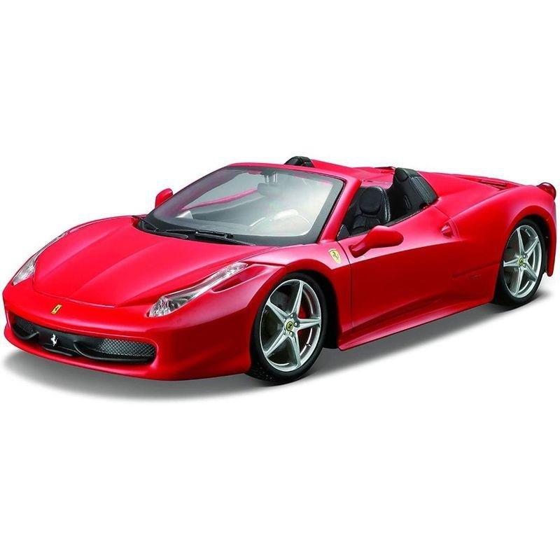 Bburago Ferrari 458 Spider Race And Play Collection Die-Cast Model 1.24 Scale (Without Stand), , large image number 0