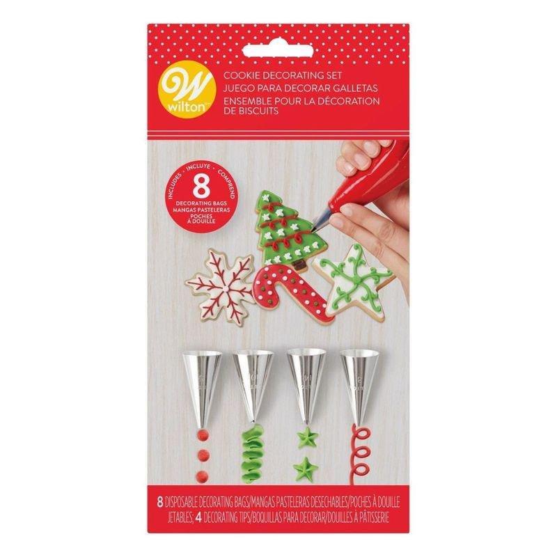 WILTON BRANDS INC. - Wilton Xmas Cookie Decorating Kit (Set of 12)