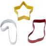 WILTON BRANDS INC. - Wilton Xmas Cookie Cutters Star Stocking & Candy Cane