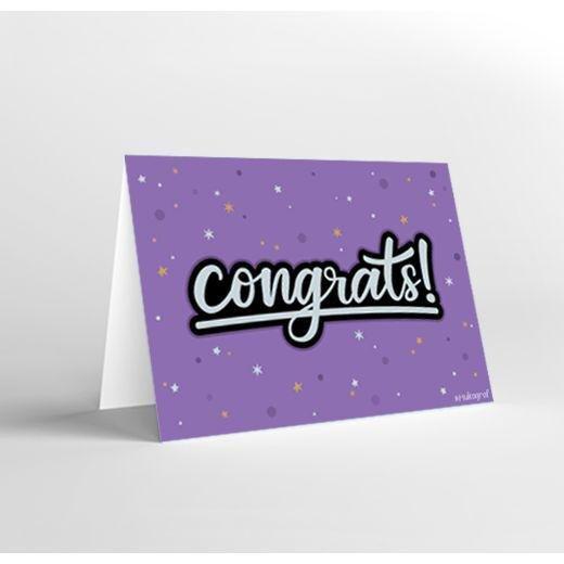 Mukagraf Congrats Greeting Card (17 x 11.5cm), , medium