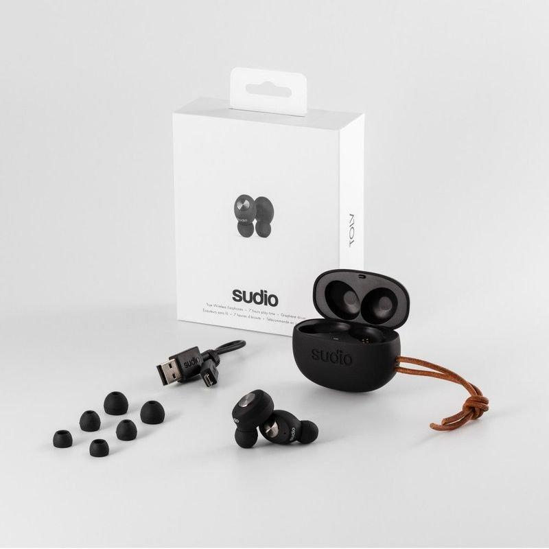 Sudio Tolv True Wireless Earbuds Black, , large image number 4
