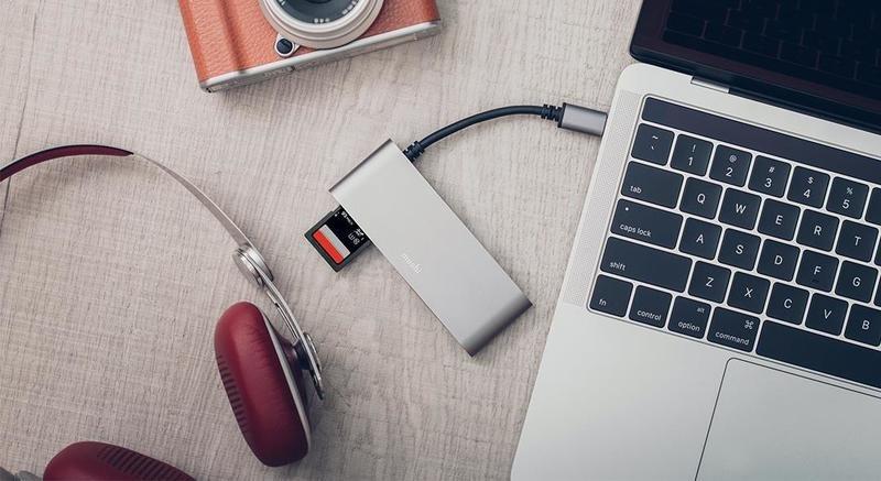 Moshi USB-C Multimedia Adapter Titanium Grey, , large image number 4
