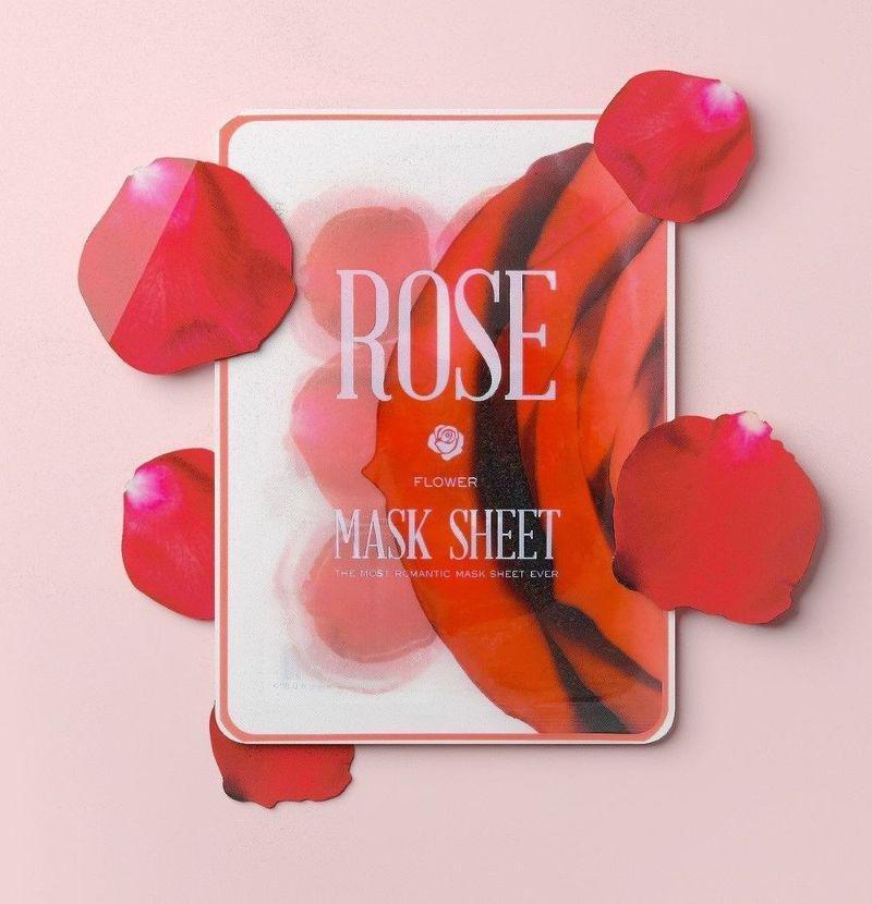 Kocostar Flower Mask Sheets Rose (Pack of 12), , large image number 0