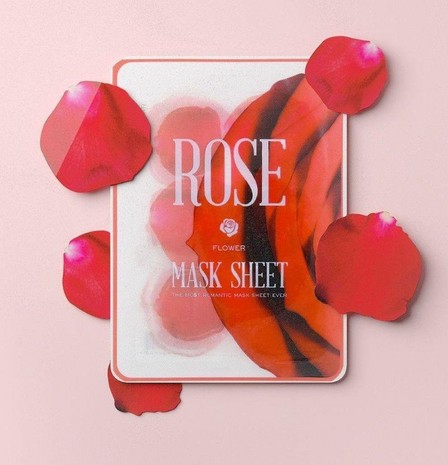 KOCOSTAR - Kocostar Flower Mask Sheets Rose (Pack of 12)