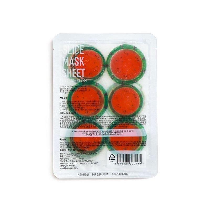 Kocostar Slice Mask Sheet Watermelon (Pack Of 12), , large image number 1