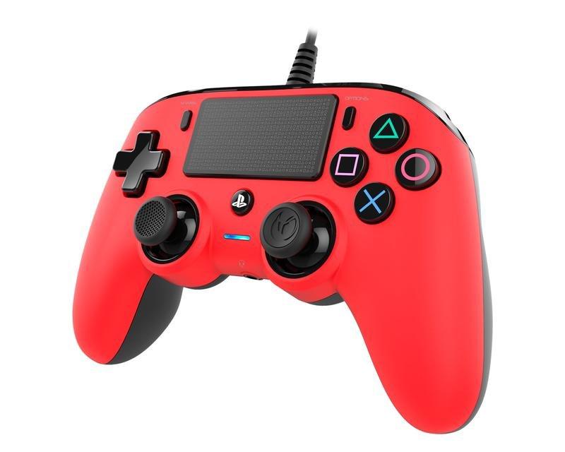 Nacon Red Controller for PS4, , large image number 0