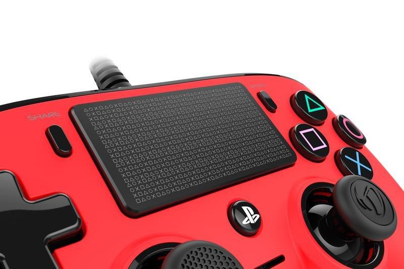 Nacon Red Controller for PS4, , large image number 1