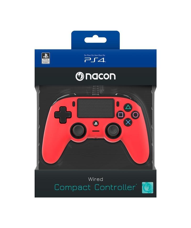 Nacon Red Controller for PS4, , large image number 2