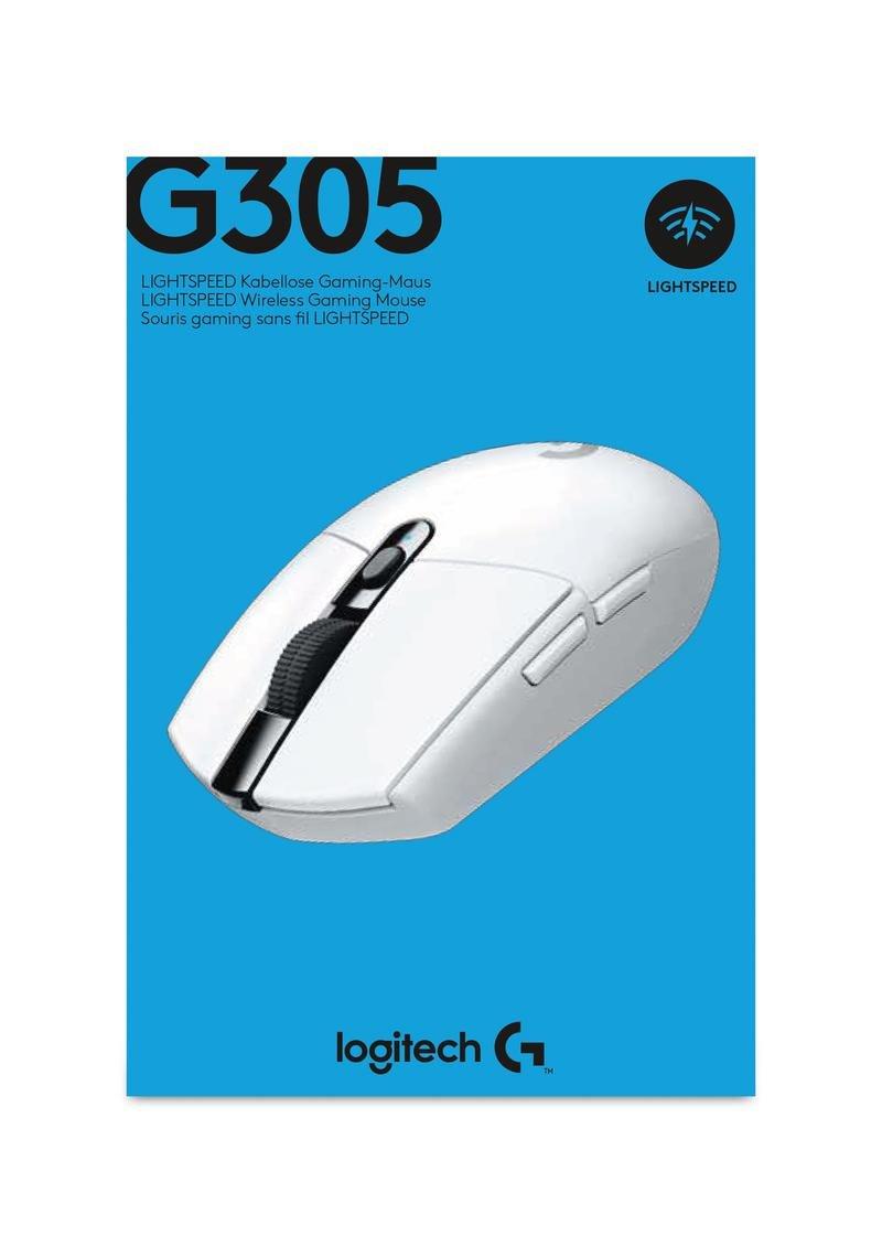 Logitech G 910-005292 G305 LIGHTSPEED Wireless Gaming Mouse White, , large image number 1