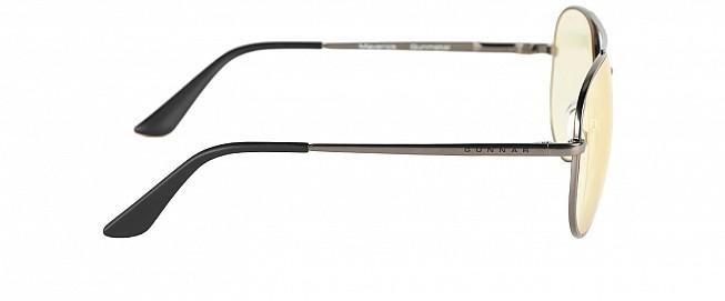 Gunnar Maverick Blue Light Filter Glasses Gunmetal Frame/Amber Lens Tint, , large image number 1