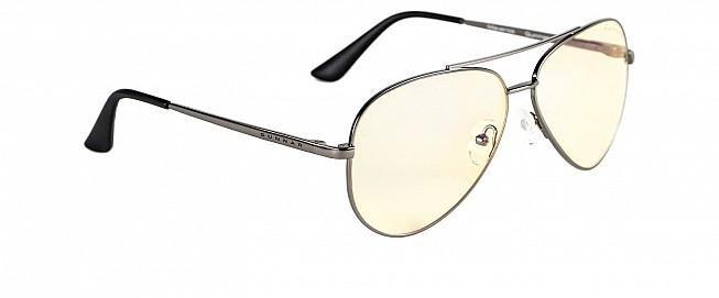 Gunnar Maverick Blue Light Filter Glasses Gunmetal Frame/Amber Lens Tint, , large image number 2