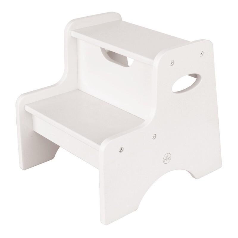 Kidkraft Two-Step Stool White, , large image number 0