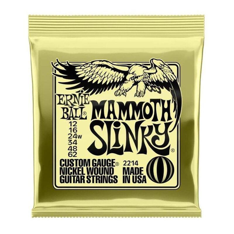 Ernie Ball 2214 Mammoth Slinky Electric Guitar Strings - Nickel Wound (12-62 Gauge), , large image number 0
